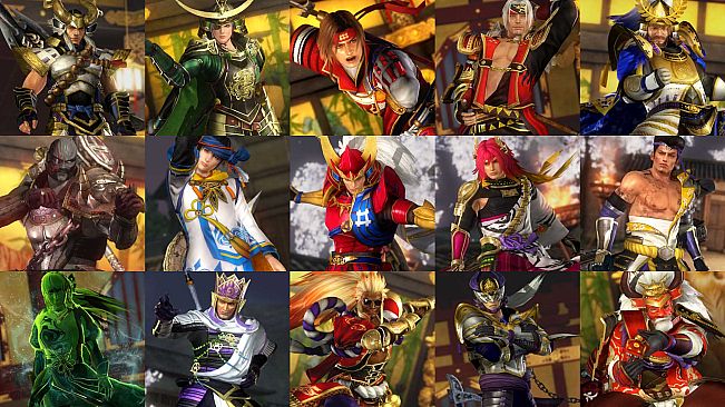 Samurai Warriors Mashup Set