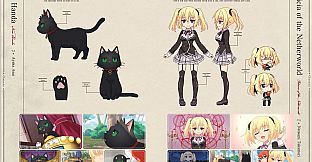 Concept Design of  anime - The Princess, the Stray Cat, and Matters of the Heart