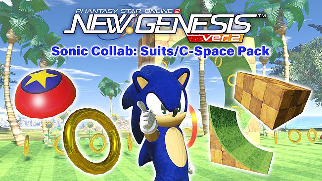 PSO2:NGS - Sonic Collab: Suits/C-Space Pack