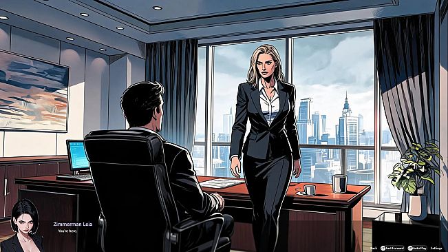 Cold female CEO offers her full loyalty