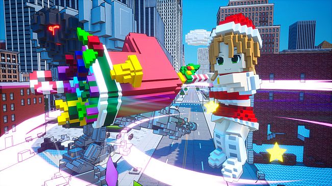 EARTH DEFENSE FORCE: WORLD BROTHERS - Additional Character: Riho Futaba, Merry Santa Costume