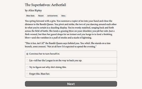 The Superlatives: Aetherfall