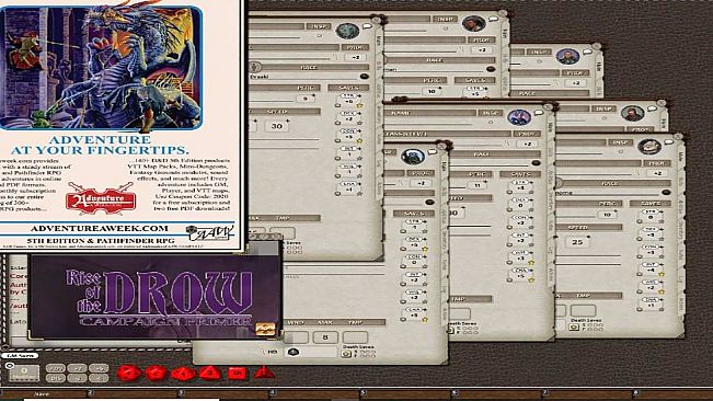 Fantasy Grounds - Rise of the Drow: Campaign Primer