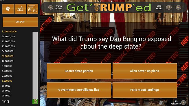 Get'TRUMP`ed Trivia