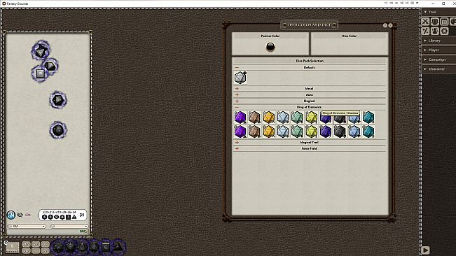Fantasy Grounds - Ring of Elements Dice Pack