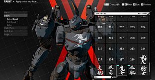 DAEMON X MACHINA - Arsenal Decals Bundle - The Brushstrokes of Souun Takeda