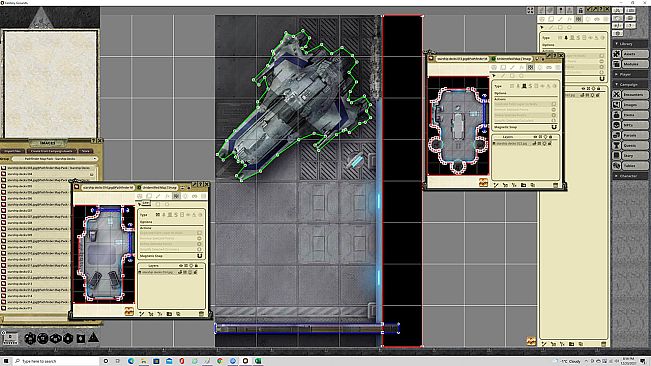 Fantasy Grounds - Pathfinder RPG - Map Pack - Starship Decks
