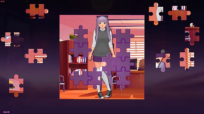 Anime Jigsaw Girls - Office