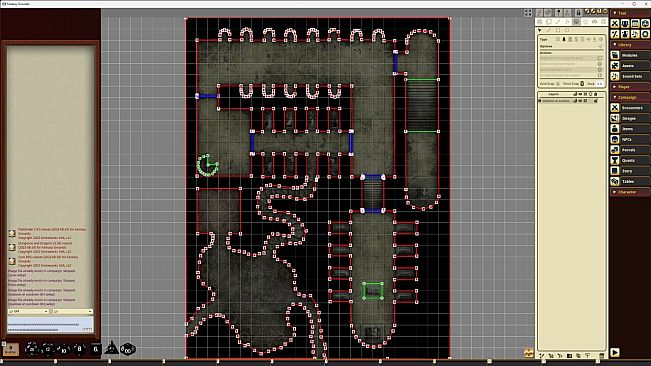 Fantasy Grounds - Pathfinder RPG - Pathfinder Flip-Mat - Shadows at Sundown