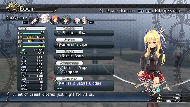 The Legend of Heroes: Trails of Cold Steel - Alisa's Casuals
