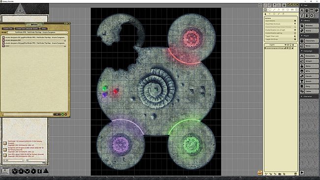 Fantasy Grounds - Pathfinder RPG - Pathfinder Flip-Map - Arcane Dungeons