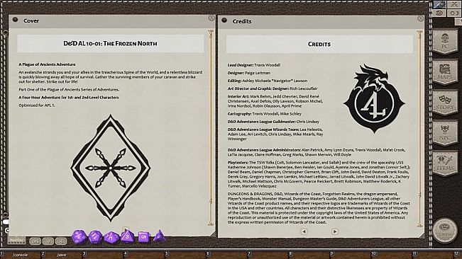 Fantasy Grounds - D&D Adventurers League 10-01 The Frozen North