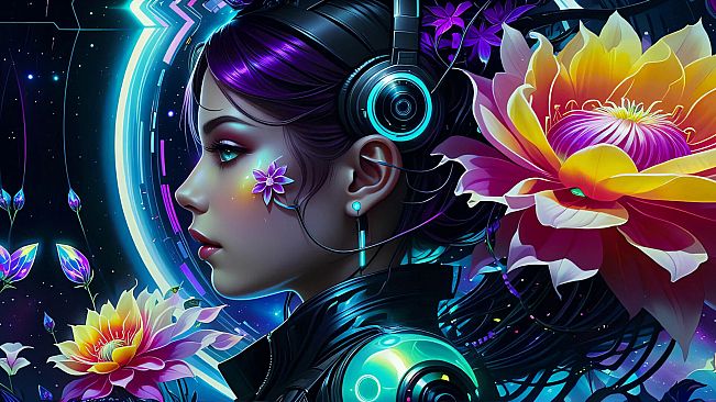 AI-VJ - Flowery 4k Visuals