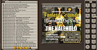 Fantasy Grounds - Meanders Map Pack: The Halehold (Map Pack)