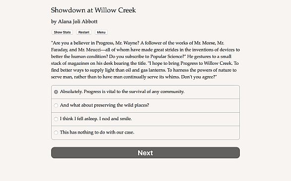 Showdown at Willow Creek