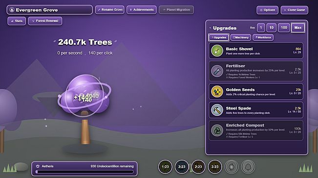 Evergreen Clicker