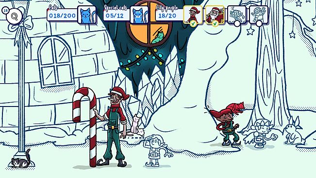 Hidden Cats in Santa's Realm