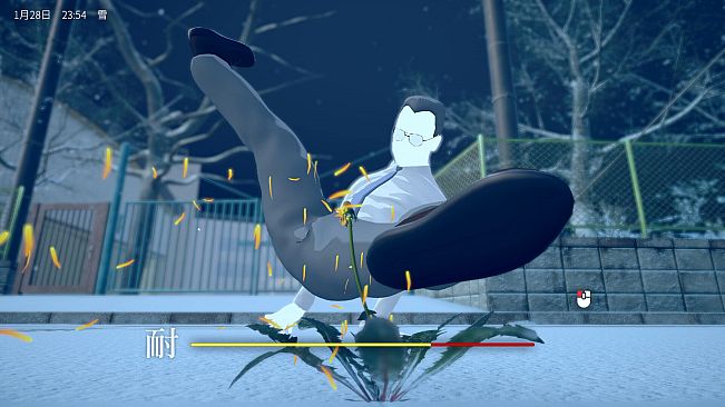 タンポポは耐える。