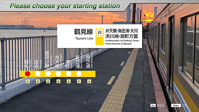 JR EAST Train Simulator: Nambu Line (Kawasaki to Tachikawa) E233-8000 series Nambu Branchi Line (Hamakawasaki to Shitte) 205-1000 series Tsurumi Line (Tsurumi to Ogimachi,Okawa,Umi-Shibaura) 205-1100 series