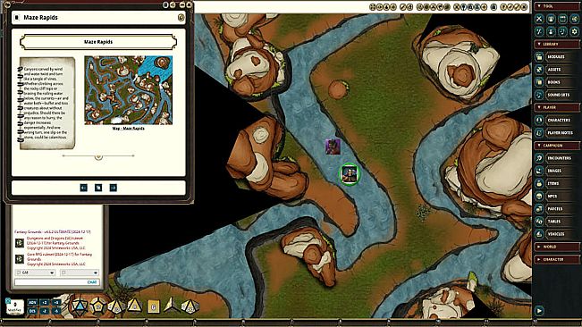 Fantasy Grounds - Maps By Devynia Volume 2: Elemental Encounters