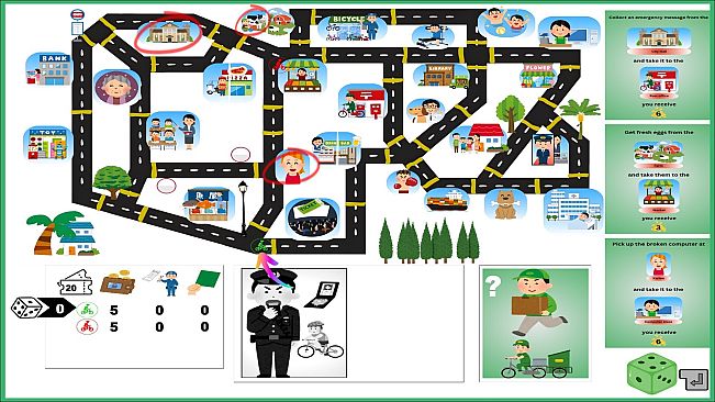 The bicycle couriers