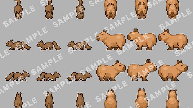 RPG Maker MZ - SERIALGAMES LivingGoodCity Tileset - Small Zoo Set