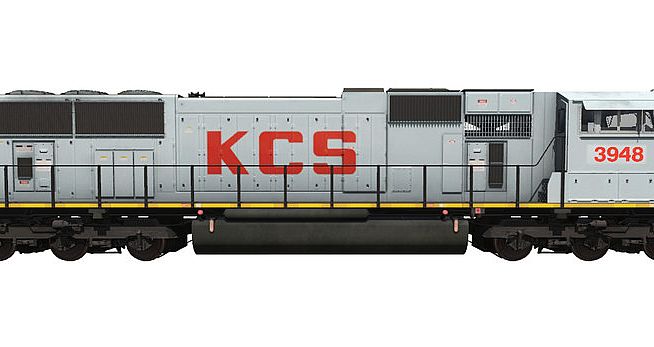 Trainz Plus DLC - Kansas City Southern - EMD SD70MAC - Grey