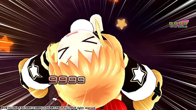 Hyperdimension Neptunia Re;Birth1 Peashy Battle Entry