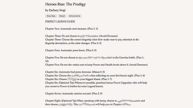 Heroes Rise: The Prodigy - Perfect Legend Guide