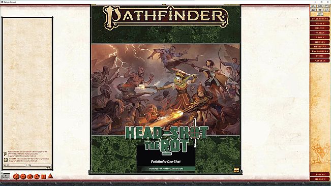 Fantasy Grounds - Pathfinder 2 RPG - Pathfinder One-Shot #3: Head Shot the Rot