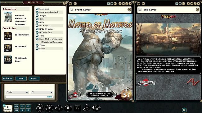 Fantasy Grounds - A Threatened Democracy