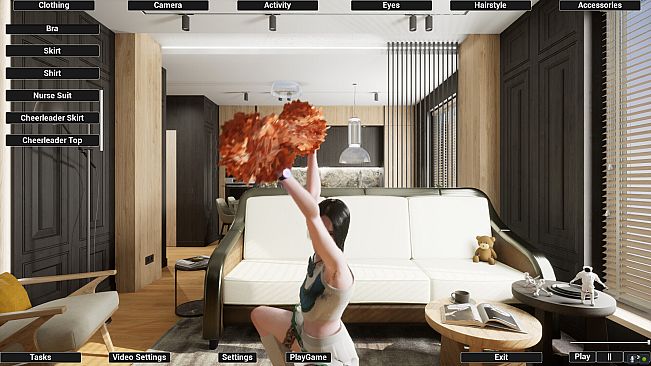 Virtual Girlfriend Lia - Cheerleader Girl