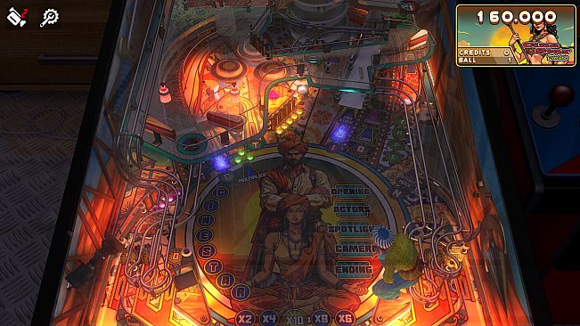 Zaccaria Pinball - Cine Star Deluxe Pinball Table