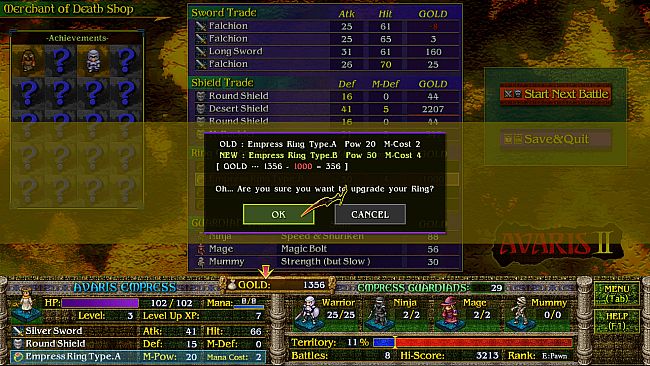 Avaris 2: The Return of the Empress