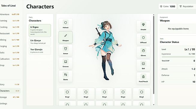 Tales of Linxi: Idle Wuxia Village