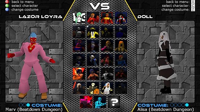 Schwarzerblitz - Beatdown Dungeon Collaboration Costumes