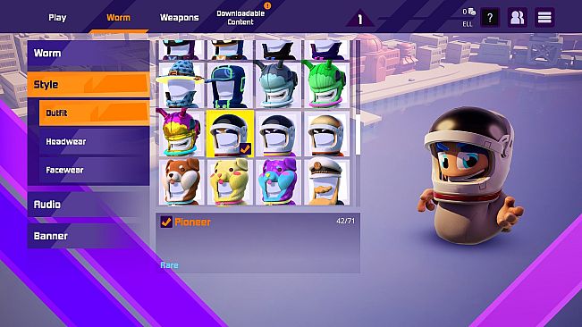 Worms Rumble - Spaceworm and Alien Double Pack