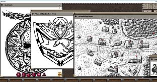 Fantasy Grounds - Village Backdrop : Woodridge (5E)