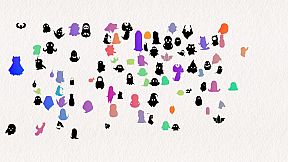 Doodle Harmony Ghosts