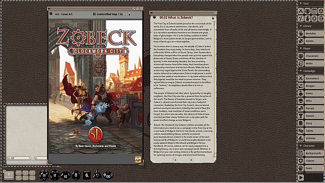 Fantasy Grounds - Zobeck: The Clockwork City Collector Edition