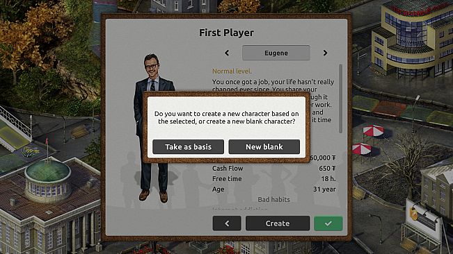Timeflow: Character Editor