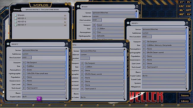 Fantasy Grounds - Spinward Marches 2: The Lunion Shield Worlds