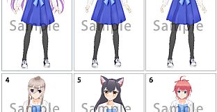 RPG Maker 3D Character Converter - Gee-kun-soft character 15 costume 2