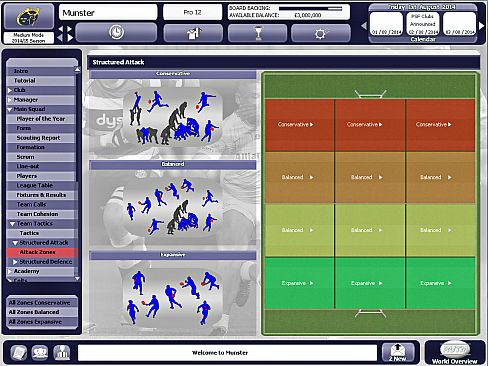 Rugby Union Team Manager 2015