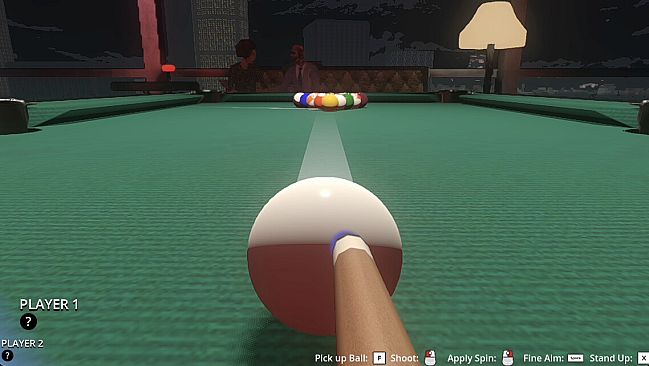 Friends Play Pool