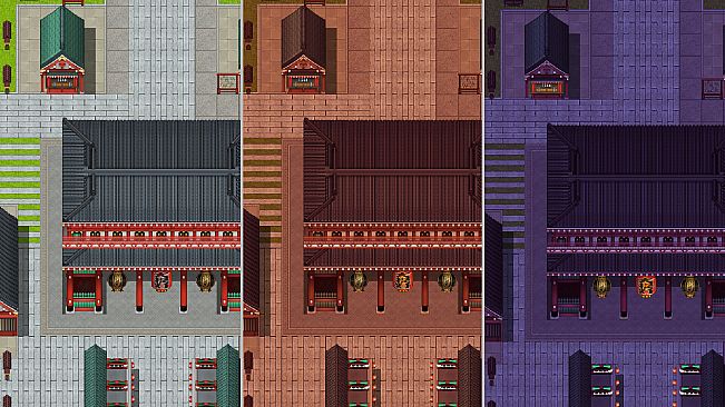RPG Maker MZ - SERIALGAMES Japan travel spots Asakusa set