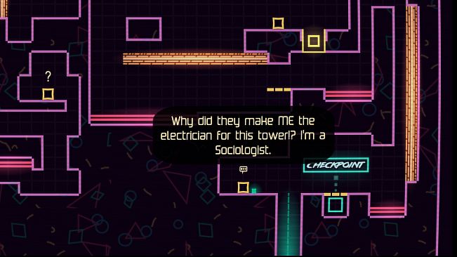 Big NEON Tower VS Tiny Square