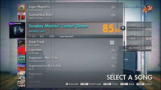 Rocksmith 2014 Edition – Remastered – Johnny Cash - “Sunday Mornin’ Comin’ Down”