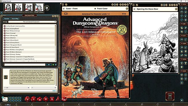 Fantasy Grounds - D&D Classics: The Lost Island of Castanamir