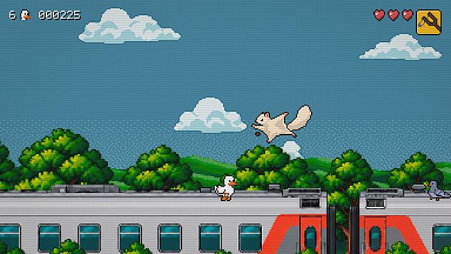 Two Happy Geese